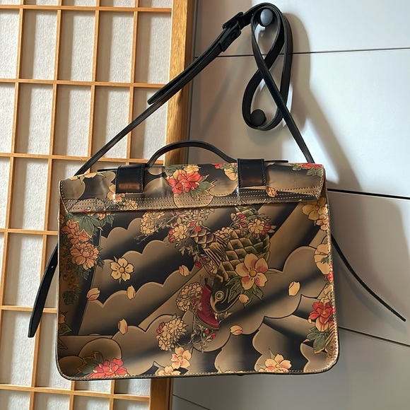Dr. Martens x Evisu Wagara Koi Tattoo 15” Satchel Bag - Picture 7 of 17